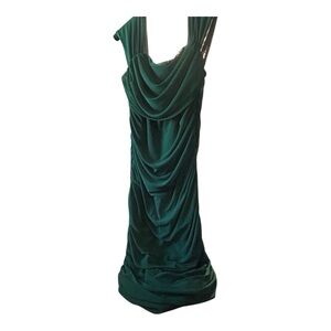 Green‎ Ruched Bodycon Cocktail Dress Sleeveless Evening Party Elegant